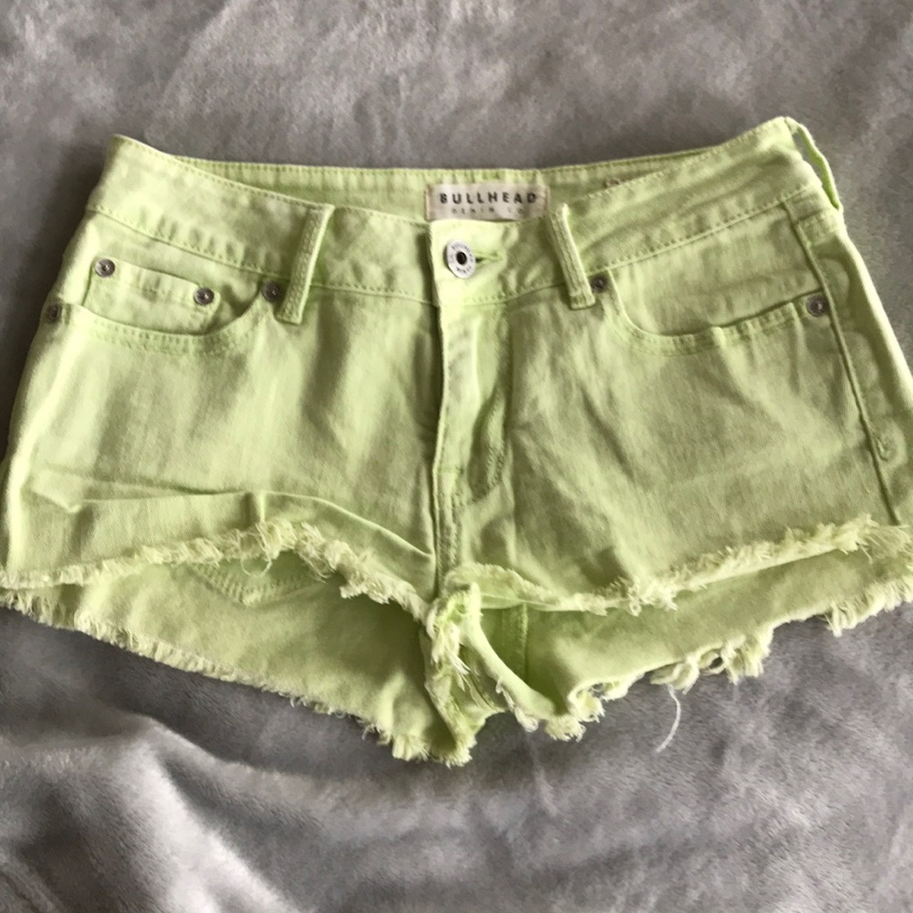 Green shorts